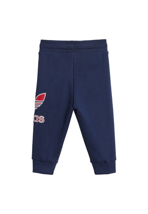 ViaMonte Shop | Adidas tuta blu bambino in cotone