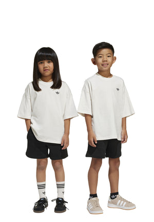 Adidas completo bianco/nero bambino in cotone | ViaMonte Shop