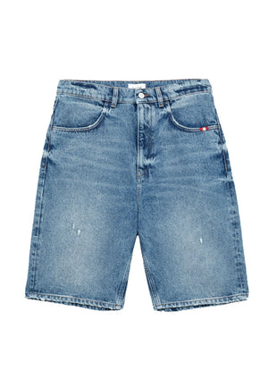 Amish bermuda blu unisex in denim
