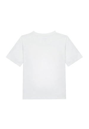 ViaMonte Shop | Calvin Klein Jeans t-shirt bianca bambino in cotone