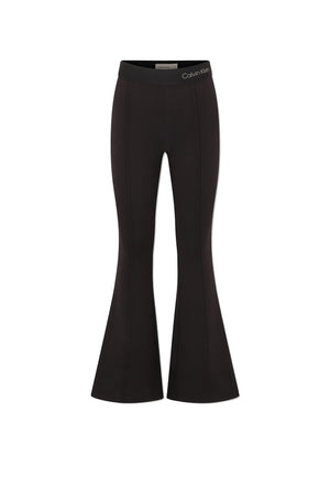 ViaMonte Shop | Calvin Klein Jeans leggings neri bambina in misto viscosa
