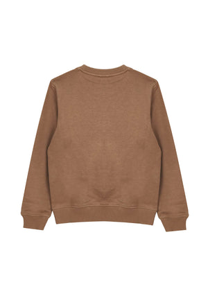 ViaMonte Shop | Calvin Klein Jeans felpa beige bambino in cotone