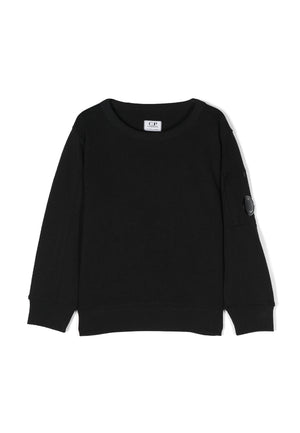 ViaMonte Shop | C.P. Company felpa nera bambino in cotone