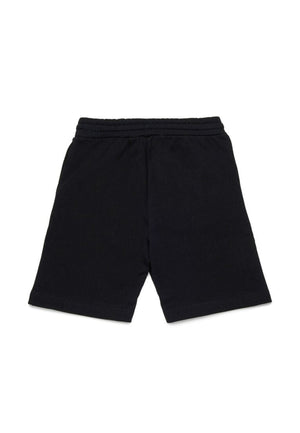 ViaMonte Shop | Diesel bermuda nero bambino in cotone