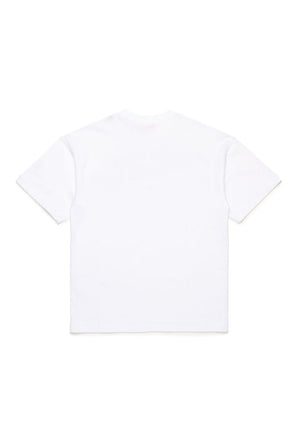 ViaMonte Shop | Diesel t-shirt bianca bambino in cotone