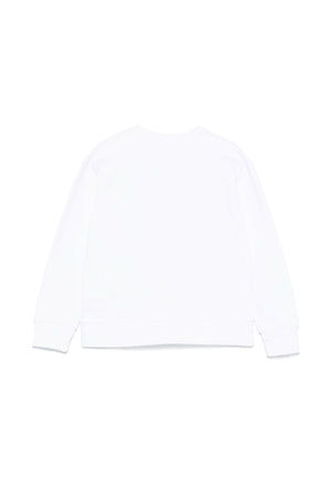 ViaMonte Shop | Dsquared2 felpa bianca bambino in cotone