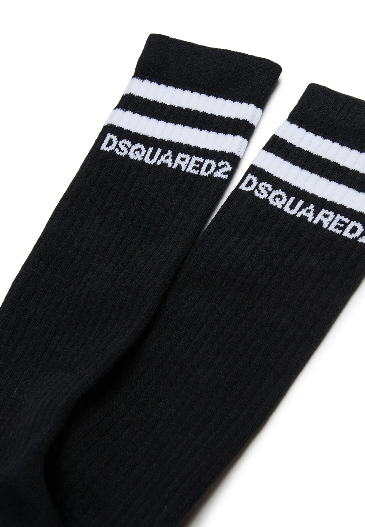 ViaMonte Shop | Dsquared2 calzini neri bambino in cotone