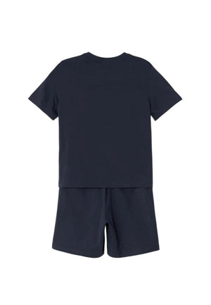 ViaMonte Shop | EA7 Emporio Armani completo blu navy bambino in cotone