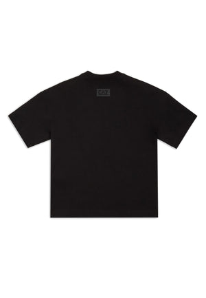ViaMonte Shop | EA7 Emporio Armani t-shirt nera bambino in cotone