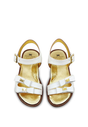 ViaMonte Shop | Elisabetta Franchi La Mia Bambina sandali bianchi bambina