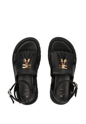 ViaMonte Shop | Elisabetta Franchi La Mia Bambina sandali neri bambina