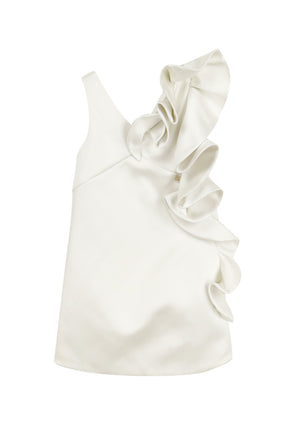 ViaMonte Shop | Elisabetta Franchi La Mia Bambina vestito bianco bambina
