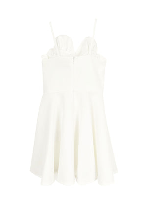 ViaMonte Shop | Elisabetta Franchi La Mia Bambina vestito bianco bambina