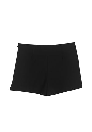 ViaMonte Shop | Elisabetta Franchi La Mia Bambina shorts neri bambina in crêpe