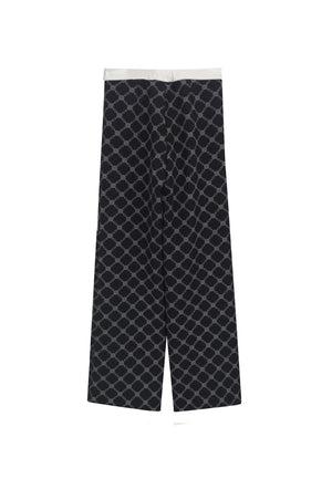 ViaMonte Shop | Elisabetta Franchi La Mia Bambina pantaloni neri bambina in crêpe