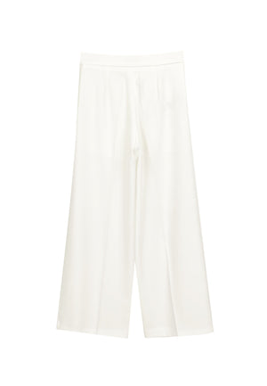 ViaMonte Shop | Elisabetta Franchi La Mia Bambina pantaloni bianchi bambina in crêpe