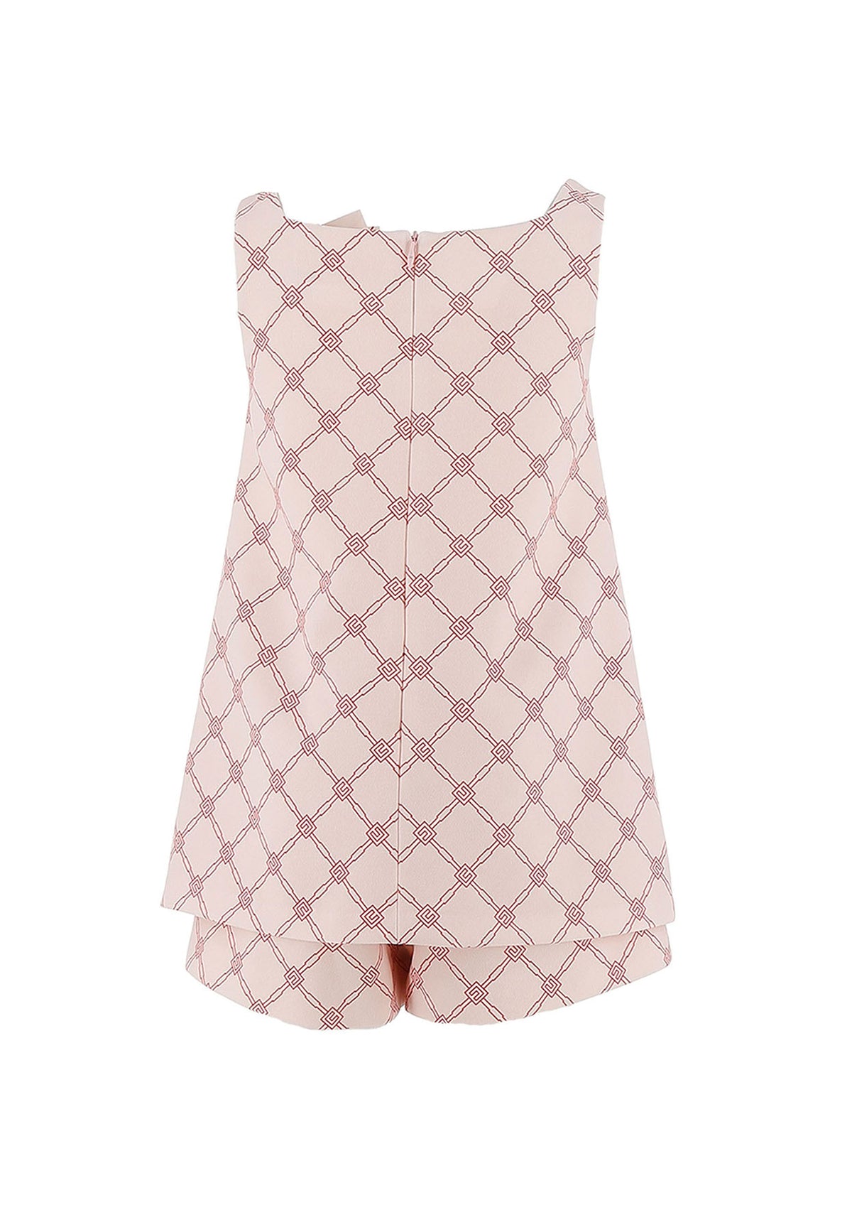 Elisabetta Franchi La Mia Bambina tuta rosa bambina in crêpe