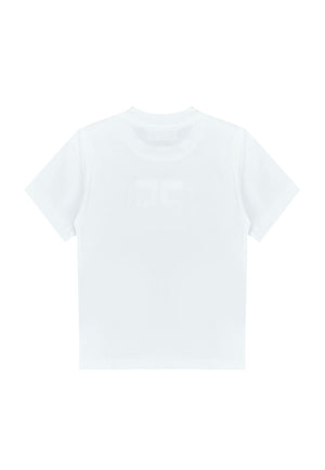 ViaMonte Shop | Elisabetta Franchi La Mia Bambina t-shirt bianca bambina in cotone
