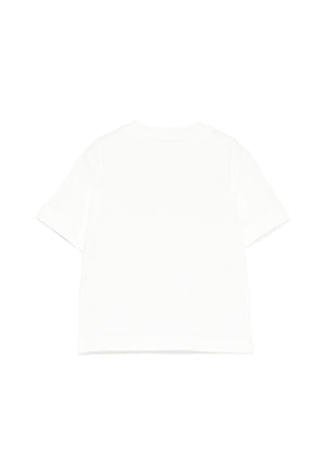 ViaMonte Shop | Elisabetta Franchi La Mia Bambina t-shirt bianca neonata in cotone