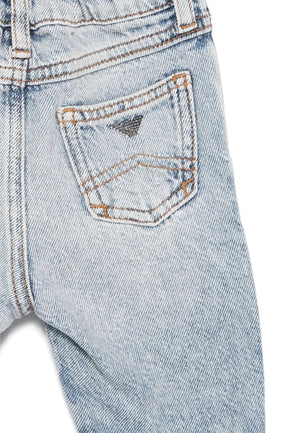 ViaMonte Shop | Emporio Armani jeans blu neonato in denim