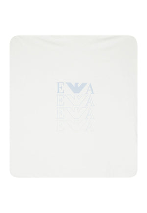 ViaMonte Shop | Emporio Armani copertina bianca neonato in cotone