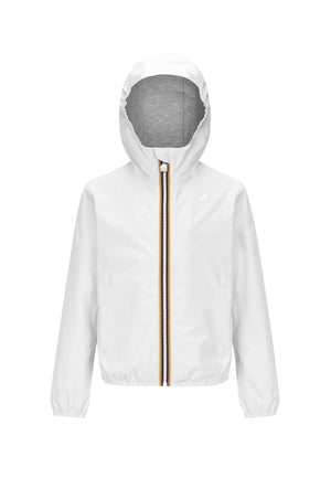 ViaMonte Shop | K-Way giubbino P.Lily bianco bambina in tessuto tecnico