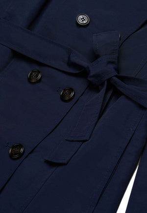 ViaMonte Shop | Max&Co trench blu bambina in cotone tecnico