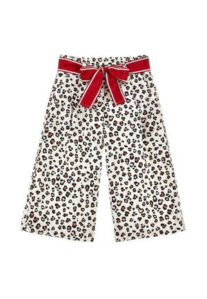 ViaMonte Shop | Monnalisa pantalone beige bambina in cotone