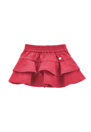 ViaMonte Shop | Monnalisa gonna fucsia bambina in cotone