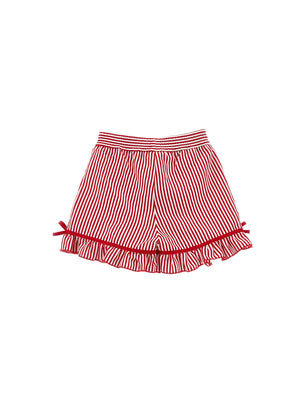 ViaMonte Shop | Monnalisa shorts rossi neonata in viscosa