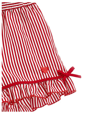 ViaMonte Shop | Monnalisa shorts rossi neonata in viscosa