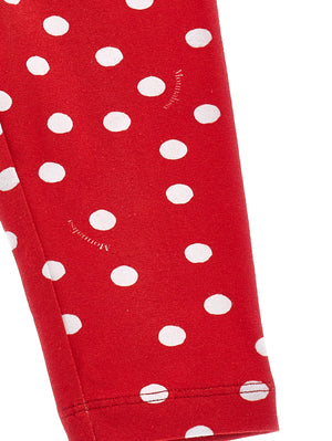 ViaMonte Shop | Monnalisa leggings rossi neonata in cotone