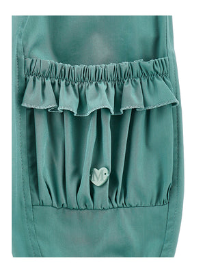 ViaMonte Shop | Monnalisa pantalone verde neonata in cotone