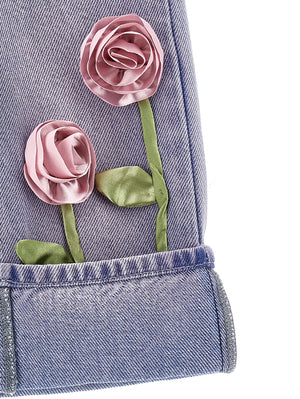 ViaMonte Shop | Monnalisa jeans neonata in denim