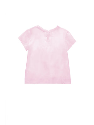 ViaMonte Shop | Monnalisa t-shirt rosa neonata in cotone