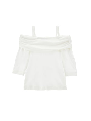 ViaMonte Shop | Monnalisa t-shirt bianca bambina in modal