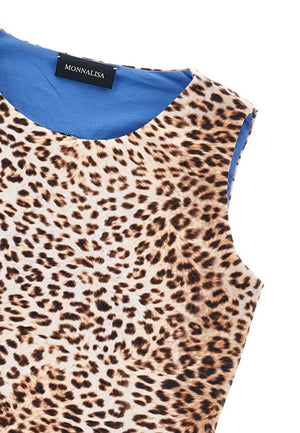 ViaMonte Shop | Monnalisa t-shirt marrone bambina in cotone
