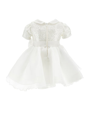 ViaMonte Shop | Monnalisa vestito bianco neonata