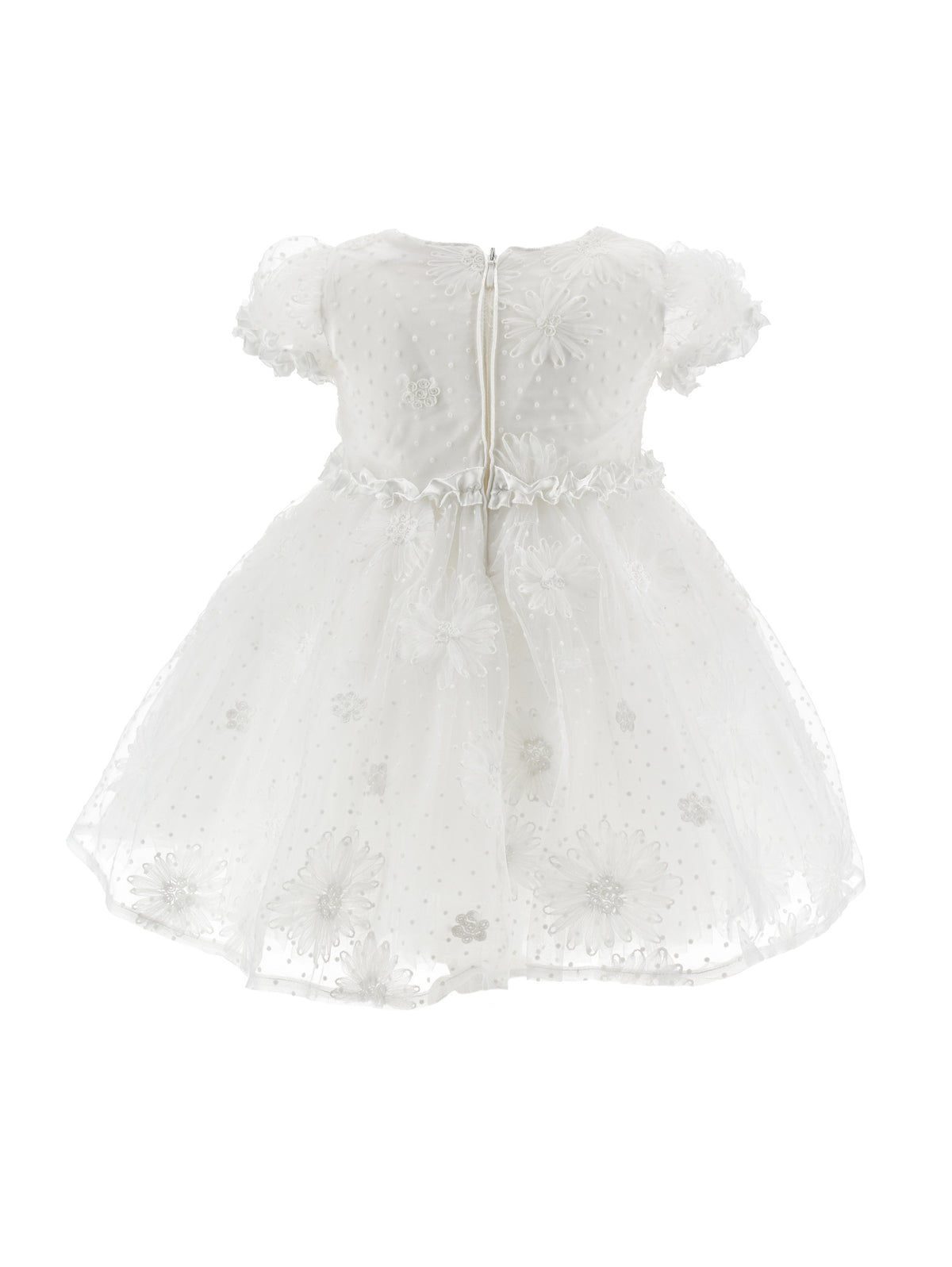 ViaMonte Shop | Monnalisa vestito bianco neonata in tulle