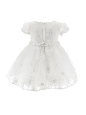 ViaMonte Shop | Monnalisa vestito bianco neonata in tulle