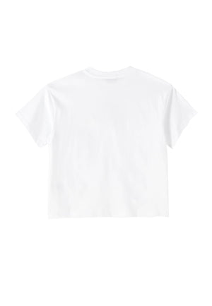 ViaMonte Shop | MSGM t-shirt bianca bambina in cotone