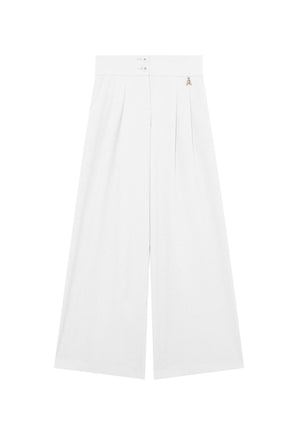 ViaMonte Shop | Patrizia Pepe pantalone bianco bambina in tessuto tecnico