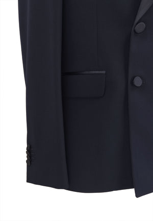 ViaMonte Shop | Simbols abito doppiopetto blu uomo in misto viscosa