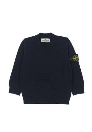 ViaMonte Shop | Stone Island maglia blu navy bambino in cotone