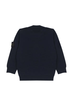 ViaMonte Shop | Stone Island maglia blu navy bambino in cotone