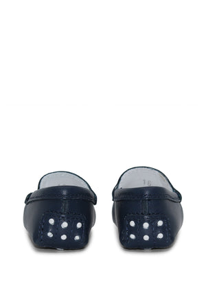 ViaMonte Shop | Tod's mocassino blu neonato in pelle