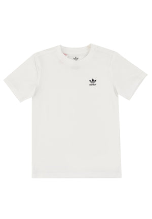 T-shirt bambino Adidas bianca in cotone | ViaMonte Shop