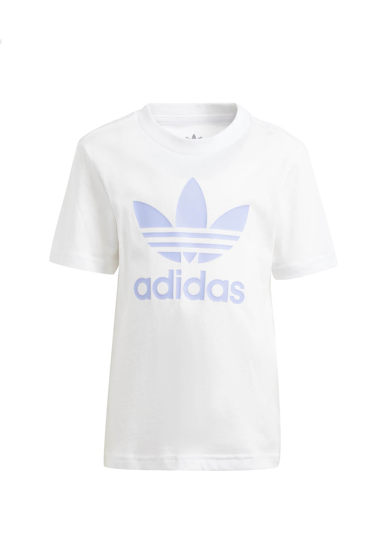 Completo bambina Adidas bianco/lilla in cotone | ViaMonte Shop