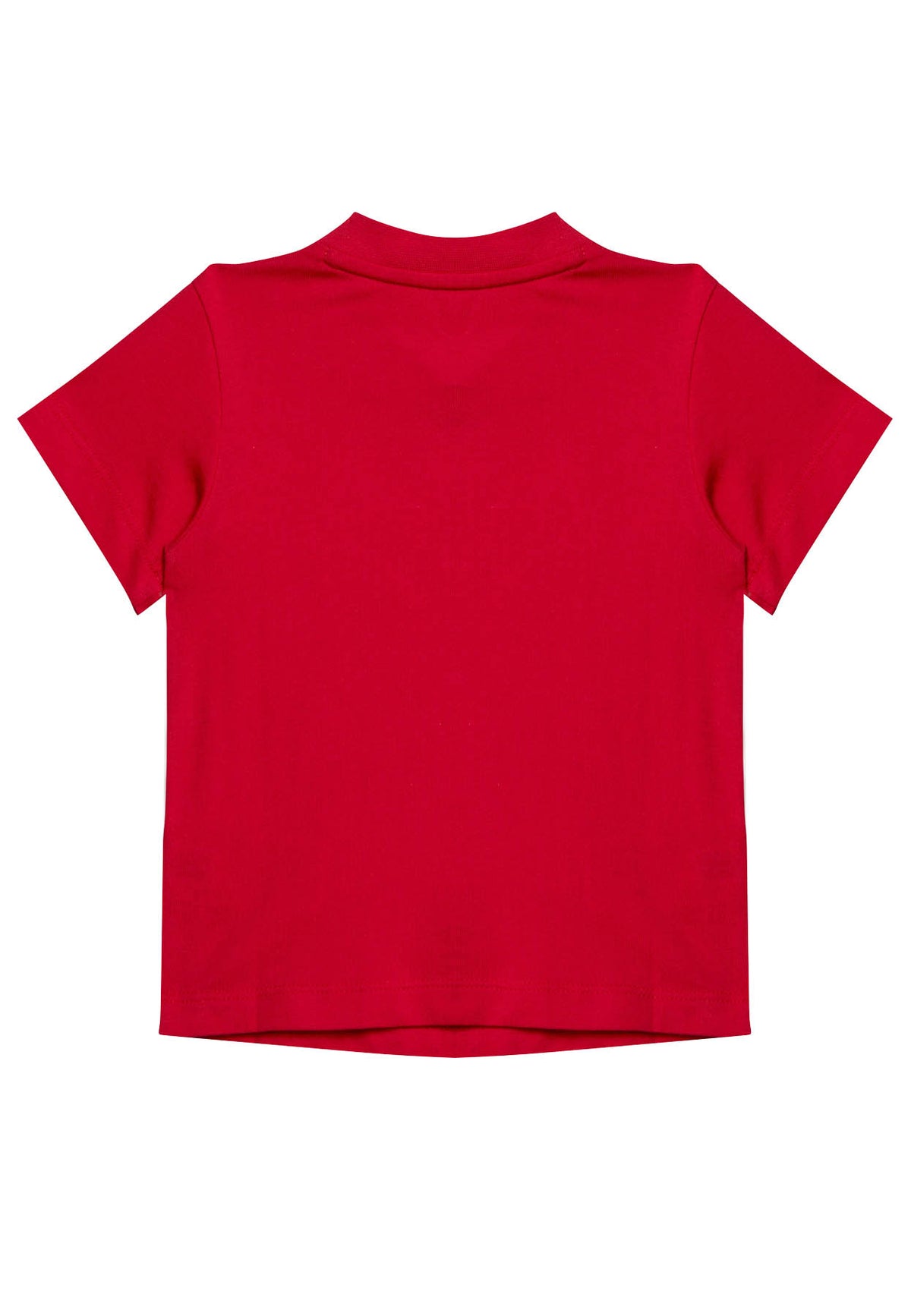 T-shirt neonato Adidas rossa in cotone | ViaMonte Shop