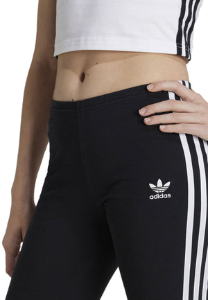 Leggings bambina Adidas nero in cotone | ViaMonte Shop